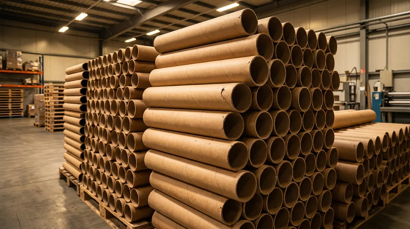 large cardboard tubes